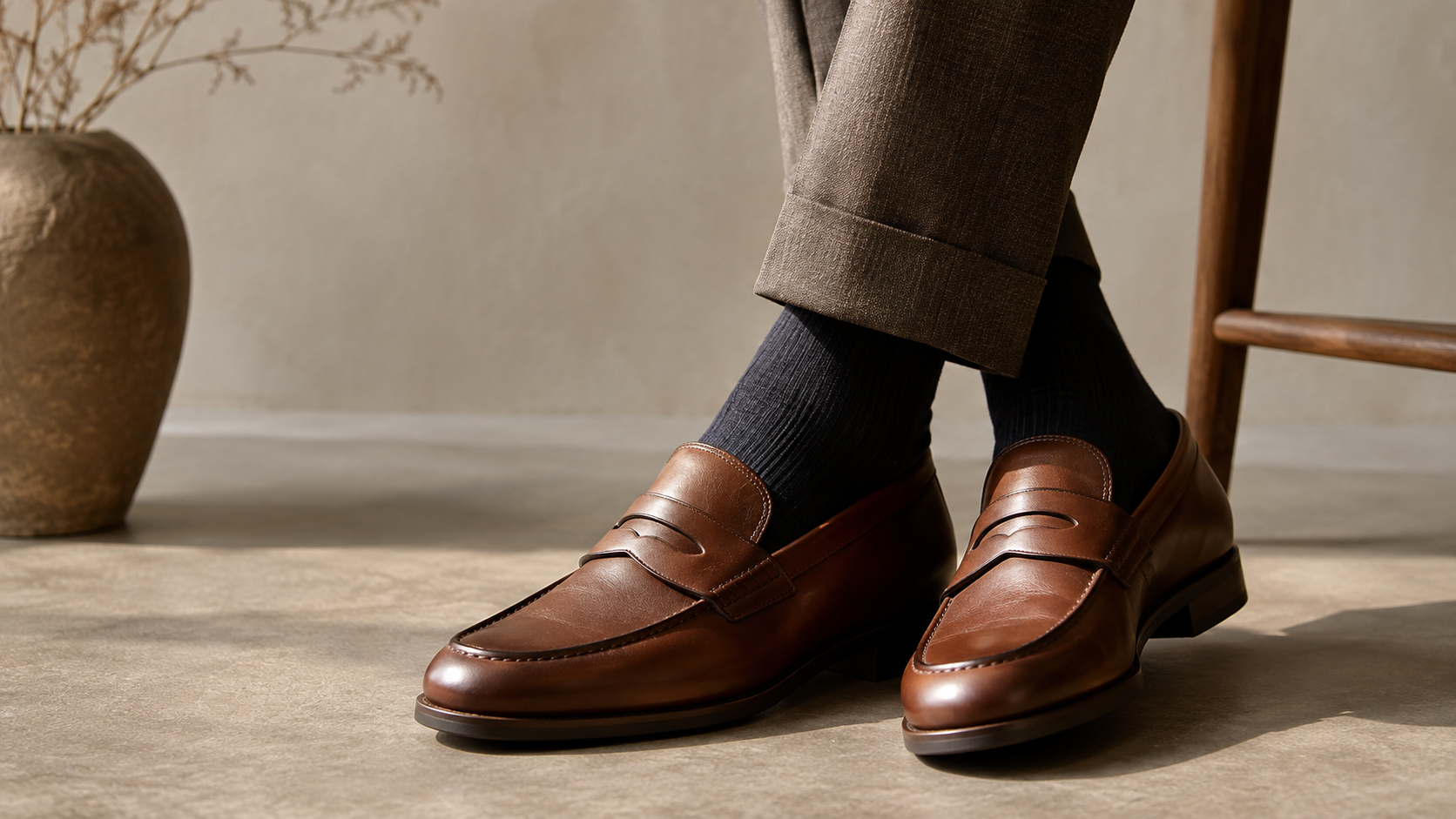 Penny Loafers Preppy Academic Style